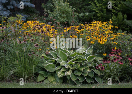 Wilcza Góra giardino d'estate. Foto Stock