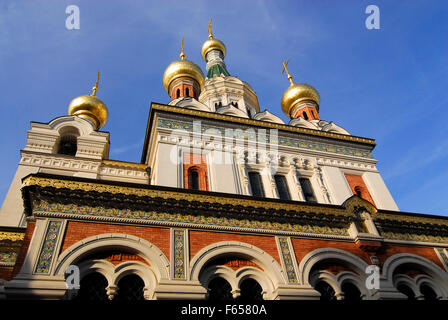 St Nicholas Chiesa ortodossa russa, Vienna Foto Stock