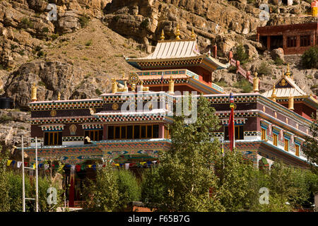 India, Himachal Pradesh, Spiti, Kaza, 2009 Sakya Tangyud (Tenggyu) Monastero Foto Stock