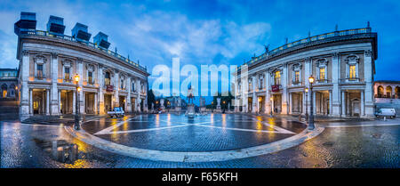 Piazza del Campidoglio (Roma) Foto Stock