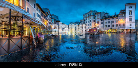 Piazza di Campo dei Fiori (Roma) Foto Stock