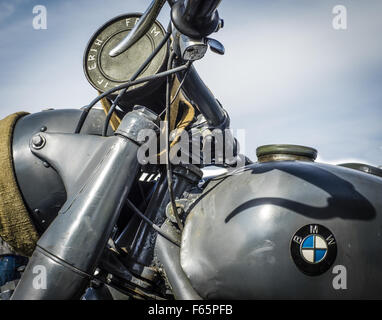 Ottobre 2, 2015 - la II Guerra Mondiale, moto BMW, Germania © Igor Goiovniov/ZUMA filo/Alamy Live News Foto Stock