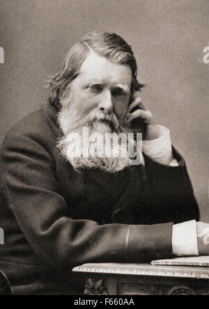 John Ruskin, 1819 - 1900. Inglese critico d'arte dell'epoca vittoriana, arte patrono, disegnatore, acquarellista, prominente pensatore sociale e filantropo. Da Selezioni dagli Scritti di John Ruskin, pubblicato 1901. Foto Stock