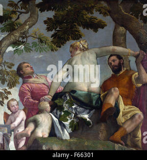 Paolo Veronese quattro Allegorie d'amore - Infedeltà Foto Stock