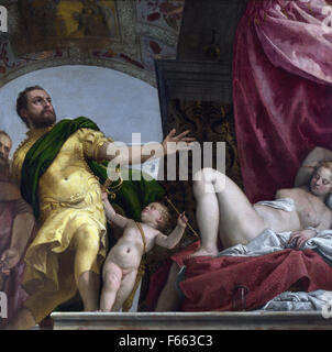 Paolo Veronese quattro Allegorie d'amore - rispetto Foto Stock