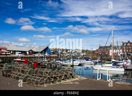 Arbroath Harbour Foto Stock