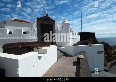 Fortezza Castillo de la Virgen a Santa Cruz de La Palma, capitale dell'isola La Palma Isole Canarie Spagna, Europa Foto Stock