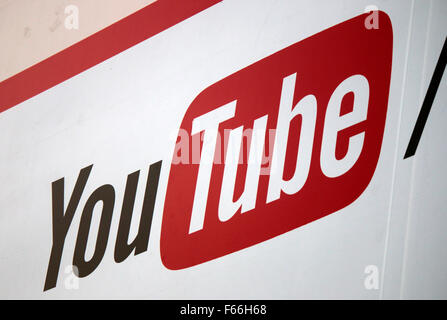 Markennamen: "Youtube", Berlino. Foto Stock