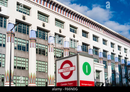 Carreras fabbrica di sigarette, London, England, Regno Unito Foto Stock