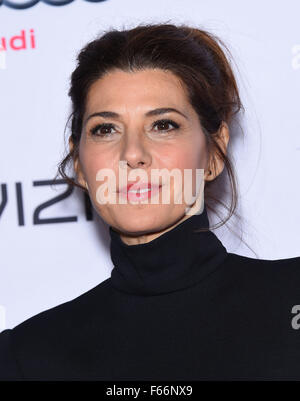 Hollywood, California, USA. Xii Nov, 2015. Marisa Tomei arriva per l'AFI Fest 2015 gala di chiusura "grandi" breve anteprima mondiale al teatro cinese. © Lisa O'Connor/ZUMA filo/Alamy Live News Foto Stock