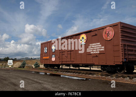 Ferrovia BNSF Williams Arizona USA Foto Stock