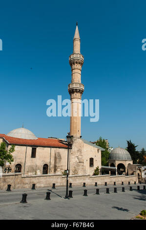 Il minareto della vecchia moschea di Gaziantep, Turchia Foto Stock