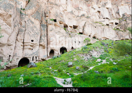 Le grotte di Ihlara valley in Cappadocia, Turchia. Foto Stock