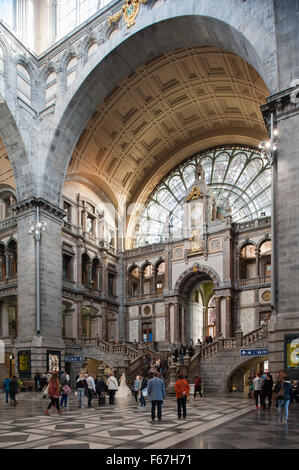 Belgio, Anversa, Centraal Station Foto Stock