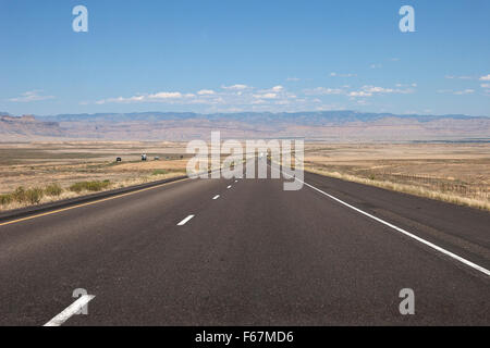 Interstate 70 al Green River, Utah, Stati Uniti Foto Stock