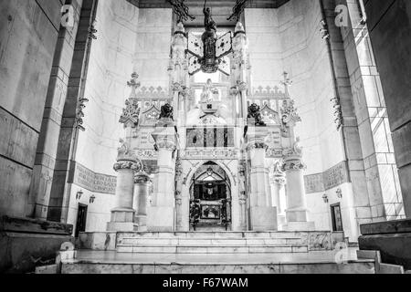 Sarcofago di Cristoforo Colombo in Santo Domingo faro, Repubblica Dominicana Foto Stock