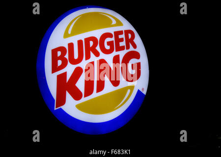 Markenname: 'Burger King', Berlino. Foto Stock