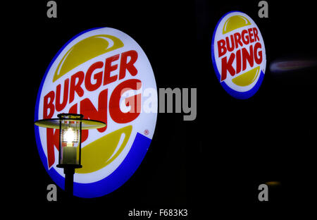 Markenname: 'Burger King', Berlino. Foto Stock