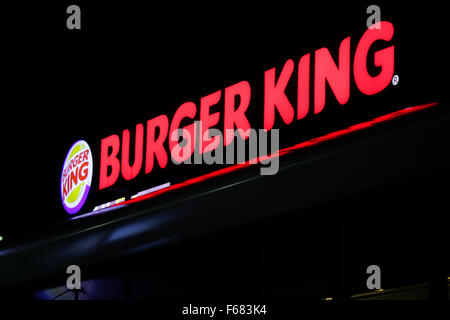 Markenname: 'Burger King', Berlino. Foto Stock