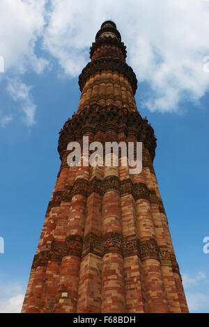 Qutab Minar torre in Delhi, India Foto Stock