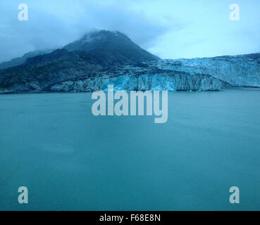 Scena di Glacier Bay, Alaska Foto Stock