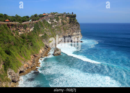 Pura Luhur Uluwatu. Kuta Sud, Bali, Indonesia Foto Stock