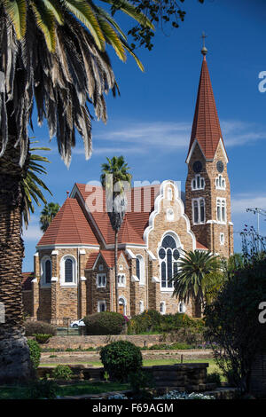 Christuskirche tedesco chiesa luterana a Windhoek, Namibia, Africa Foto Stock