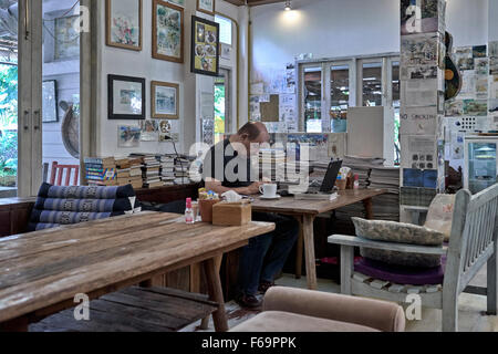 Art cafe Interior Pattaya Thailandia SUDEST ASIATICO Foto Stock