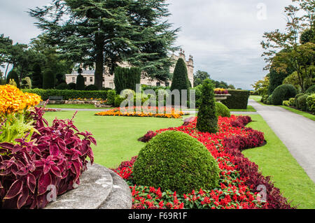 Il colore nei giardini Brodsworth Yorkshire Ray Boswell Foto Stock