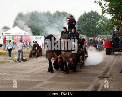 Oisterwijkste Stoomdagen 2015, 1910 Stoomspuit Gorkum foto 2 Foto Stock