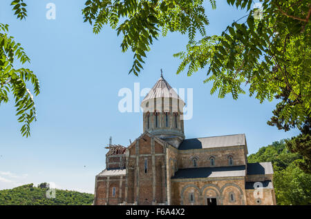 Monastero di Santa Nino in Bodbe - Ortodossa Georgiana complesso monastico e la sede dei vescovi di Bodbe, Kakheti, Goergia Foto Stock