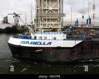 Isabella (nave, 2008), l'ENI 02330132, porto di Anversa pic3 Foto Stock