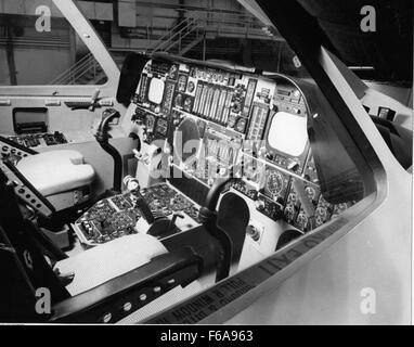 B-1un Cockpit Mockup 2 Foto Stock