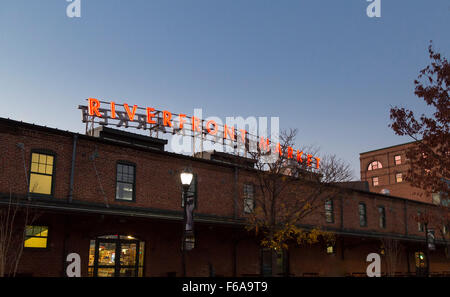 Riverfront Mercato, Wilmington, Delaware Foto Stock