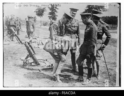 Re Geo studi bombe di trincea Foto Stock