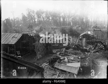 Nuova Zelanda sede divisionale a Fremicourt, Francia, la Prima Guerra Mondiale Foto Stock