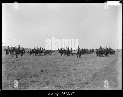 Nuova Zelanda le truppe montate durante la Prima Guerra Mondiale Foto Stock