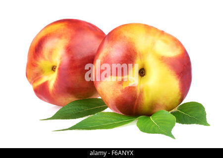 Pesche noci FRUTTA PESCHE Foto Stock