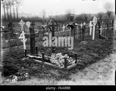 La tomba del Brigadiere Generale Johnston ucciso nel 1917 Foto Stock