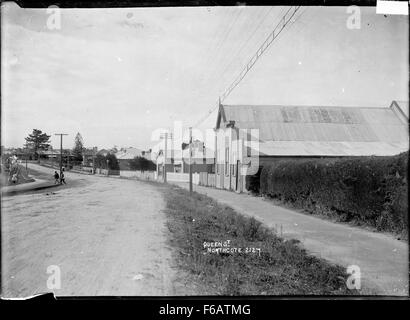 Vista di Queen Street, Northcote Auckland Foto Stock