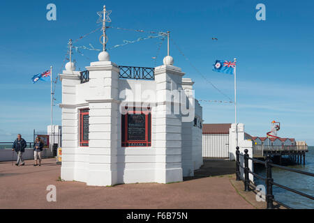 Herne Bay Pier, Central Parade, Herne Bay, Kent, England, Regno Unito Foto Stock