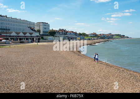 Herne Bay Beach, Herne Bay, Kent, England, Regno Unito Foto Stock