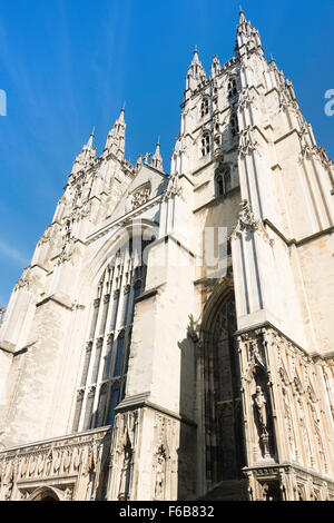 Portico sud, Canterbury Cathedral, Canterbury, città di Canterbury, nel Kent, England, Regno Unito Foto Stock