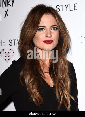 Binky x nello stile launch party a Libertine Club con: Alexandra Felstead aka Binky Felstead dove: Londra, Regno Unito quando: 15 Ott 2015 Foto Stock