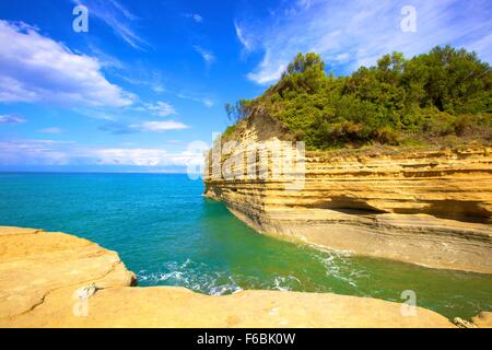 Sidari, CORFU, ISOLE IONIE, isole greche, Grecia, Europa Foto Stock