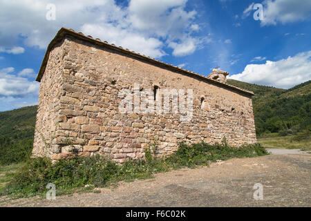 Sant Salvador chiesa in Irgo, Pont De Suert, Lleida, la Catalogna. Foto Stock