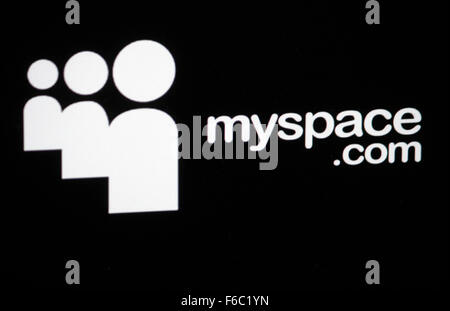 Markenname: 'Myspace', Berlino. Foto Stock