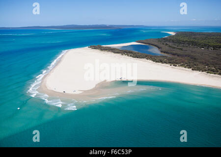 Tour in Jeep su Moreton Island, Brisbane, Australia Foto Stock