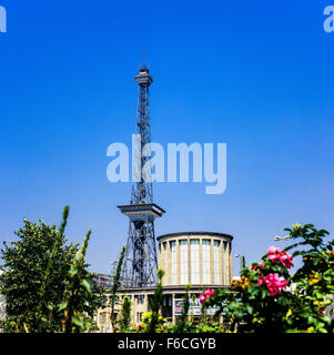 'Funkturm' della torre radio, costruito nel 1926 da Langer Lulatsch, Berlino, Germania Foto Stock