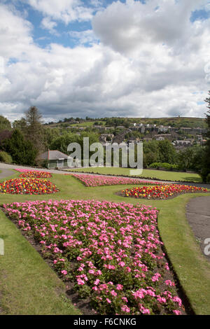 Howarth Central Park Howarth West Yorkshire Inghilterra Foto Stock